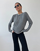 bluzki z długim rękawem damskie Sweater Touch grey 1