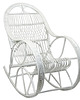 fotele Fotel bujany wiklinowy SNAIL biały 1