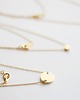 złote naszyjniki 16k Gold Plated Two Holes Round Tag Necklace 3