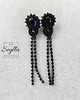 kolczyki soutache Kolczyki Longi czarne 1