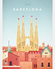 plakaty Barcelona - vintage plakat 1