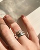 pierścionki srebrne Big Liquid Ring (silver) 4