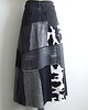 spódnice maxi Czarna jeansowa spódnica r.42 4