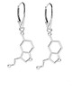kolczyki pozłacane Kolczyki SEROTONINA- srebro,złoto,różowe złoto 2
