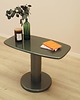 stoliki kawowe Stolik szary, włoski design, lata 70, produkcja: Włochy 1