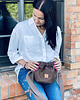torby na ramię Mała torba worek "Mili Bucket Bag" - czekoladowy brąz 2