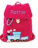 torebki, worki i plecaki dziecięce Personalizowany plecak przedszkolaka, plecak z lokomotywą, plecak z imieniem 4