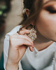 Biżuteria ślubna Kolczyki ślubne Lace Me Classic - cielisty róż 5