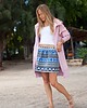 bluza z kapturem damska Bluza rozpinana LUZAK pudrowy 2