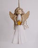 ozdoby choinkowe Aniołek z makramy 1