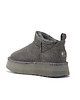 botki damskie Cosy Ultra Short Platform szare 2