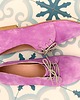 półbuty damskie Zamszowe, skórzane buty damskie Oxford 3