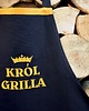 fartuchy kuchenne Fartuch Kuchenny CZARNY bawełniany haftowany Król Grilla EXTRA REZENT 4