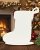 dekoracje świąteczne Figurka Skarpeta na Kominek Stół Święta Stojąca do Decoupage Malowania DIY 1