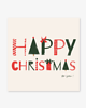 kartki okolicznościowe - wydruki Kartka świąteczna "Happy Christmas" 1