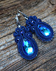 kolczyki soutache Granatowe kolczyki sutasz 1