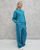 komplety damskie Kai komfortowy komplet z lamówką alexandrite 1