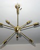 lampy wiszące Żyrandol Mid century, lata 70 8