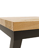stołki Hoker barowy loftowy drewno dębowe stal, ręczna produkcja, 4