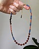 korale Choker z Kamieni Stal Szlachetna Kolorowy Naszyjnik Boho 4