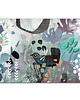 obrazy OBRAZ NA PŁÓTNIE - 120x80cm - ABSTRAKCJA TAJEMNICZY OGRÓD 2