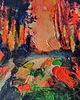 obrazy Obraz na zamówienie kupującego - abstrakcyjny pejzaż - 30 x 60 cm 3