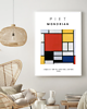 plakaty PLAKAT Piet Mondrian, plakat abstrakcyjny 2