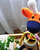 przytulanki dla niemowląt i dzieci Szydełkowa Żyrafa - Pomarańcza 2