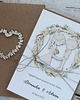 zaproszenia i kartki na ślub Rustykalna kartka ślubna ręcznie robiona w pudełku A5 boho 2 1