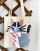 torby na ramię Torba SHOPPER BAG 100% bawełna zero waste denim KOTEK 1