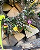 wianki wielkanocne Wianek wiosenno-wielkanocny boho suszki 7