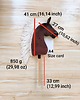 zabawki - inne Hobby horse A3 Haflinger kasztanek koń na kiju 7