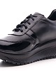 sneakersy damskie Sneakersy skórzane    (6754) 3