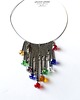 kolie Na kolorowo. Oryginalna kaskada w modnym stylu BOHO ciekawy prezent handmade 7