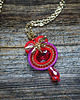 komplet biżuterii Wisiorek soutache z ważką. 2