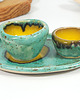 miski i misy Jajecznik ceramiczny - zestaw podstawka, jajecznik, miseczka na sól 3