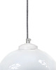 lampy wiszące LAMPA WISZĄCA szklana pastelowa biel 1