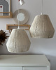 lampy wiszące Klosz boho bawełniany 1