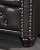 sofy i szezlongi Sofa Chesterfield Dark Coffee 3-osobowa 3