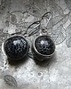 kolczyki wire wrapping Spękane kule    -  kolczyki 2