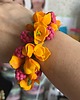 bransoletki - inne Bransoletka Owocowa. Malina i tulipany. Handmade 1