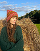 czapki damskie Czapka zimowa beanie Aurora różowa 1