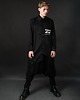 spodnie dresowe damskie Czarne wygodne spodnie baggy  unisex KAZE Winter 8