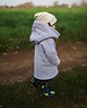 bluzy dla dziewczynki Szara Bluza dla dziewczynki z sercem 4