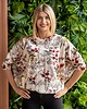 t-shirt damskie Dzianinowa kolorowa bluzka nietoperz uniwersalna 1
