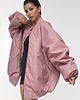 kurtki damskie Kurtka typu bomber oversize dusty pink 5