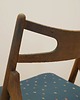 krzesła Komplet czterech krzeseł dębowych, duński design, lata 60, Hans. J. Wegner 7