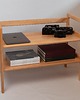 regały i półki Regał z litego drewna z półkami  Mid Century Modern   styl retro 1