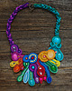 kolie Kolorowy Bajkowiec - naszyjnik Soutache 4