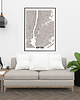 plakaty New York NY mapa plakat  50x70 cm / A3 / A4 2